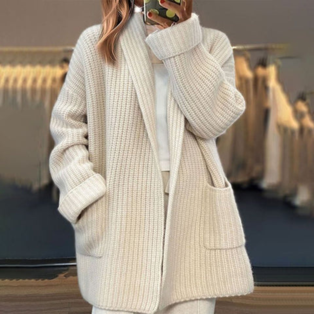 Kiandra - Knitted Cardigan With Pockets