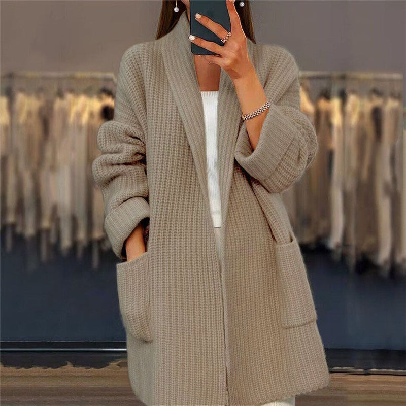 Kiandra - Knitted Cardigan With Pockets