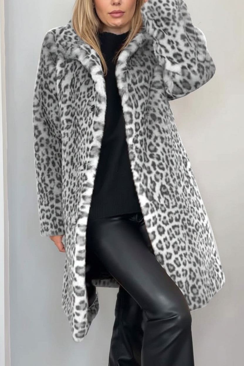 Letizia │ Elegant Leopard Coat