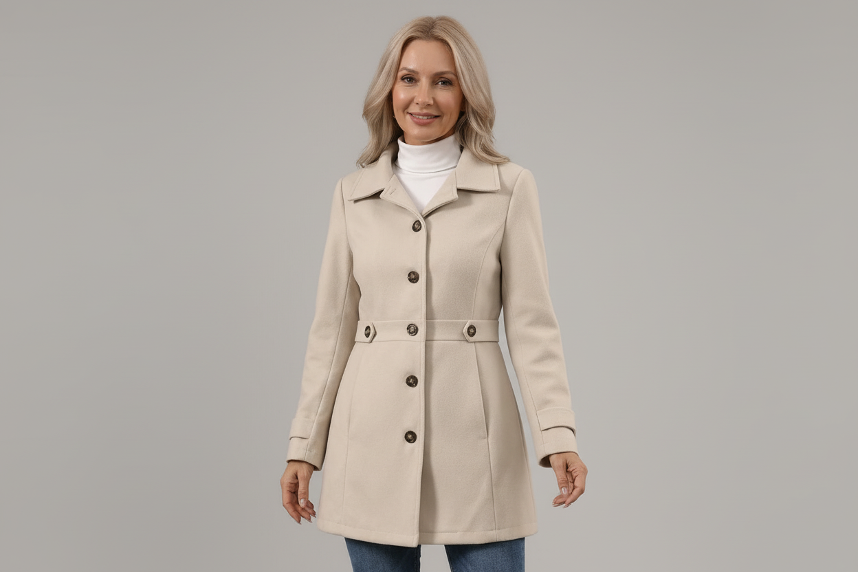 Avery | Timeless Wool Coat with Elegant Comfort