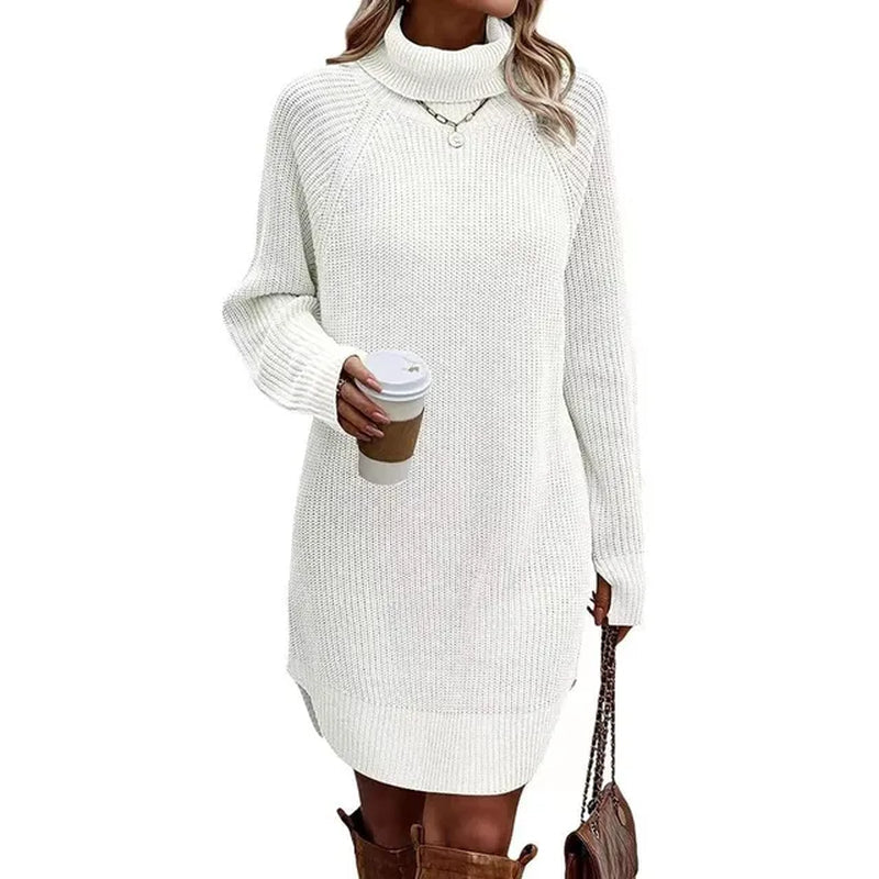 Melly - Women's Knitted Sweater Dress