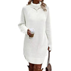 Melly - Women's Knitted Sweater Dress