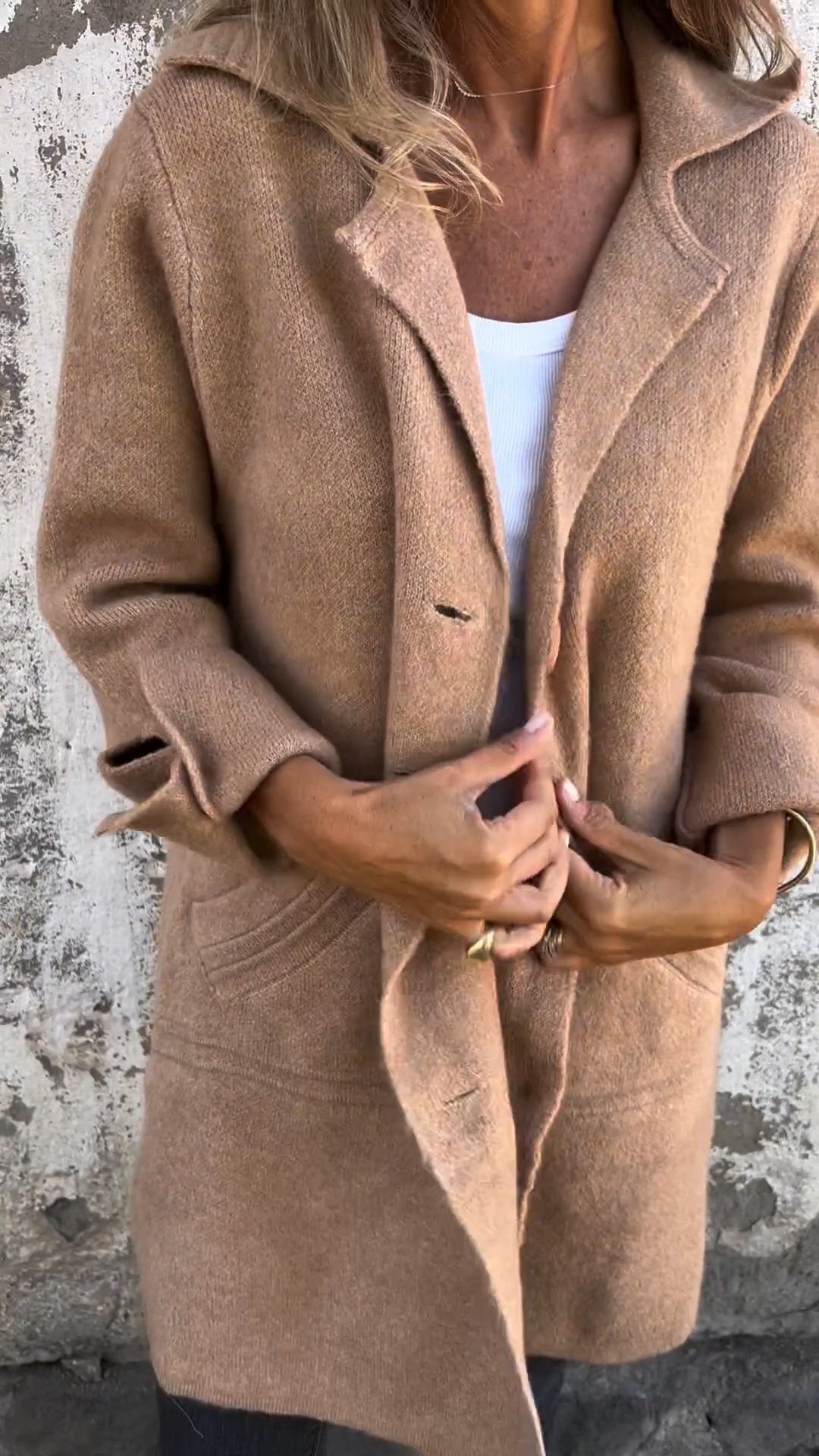 Sienna | Effortless Long Lapel Coat