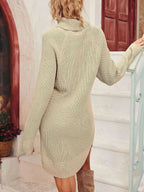 Melly - Women's Knitted Sweater Dress