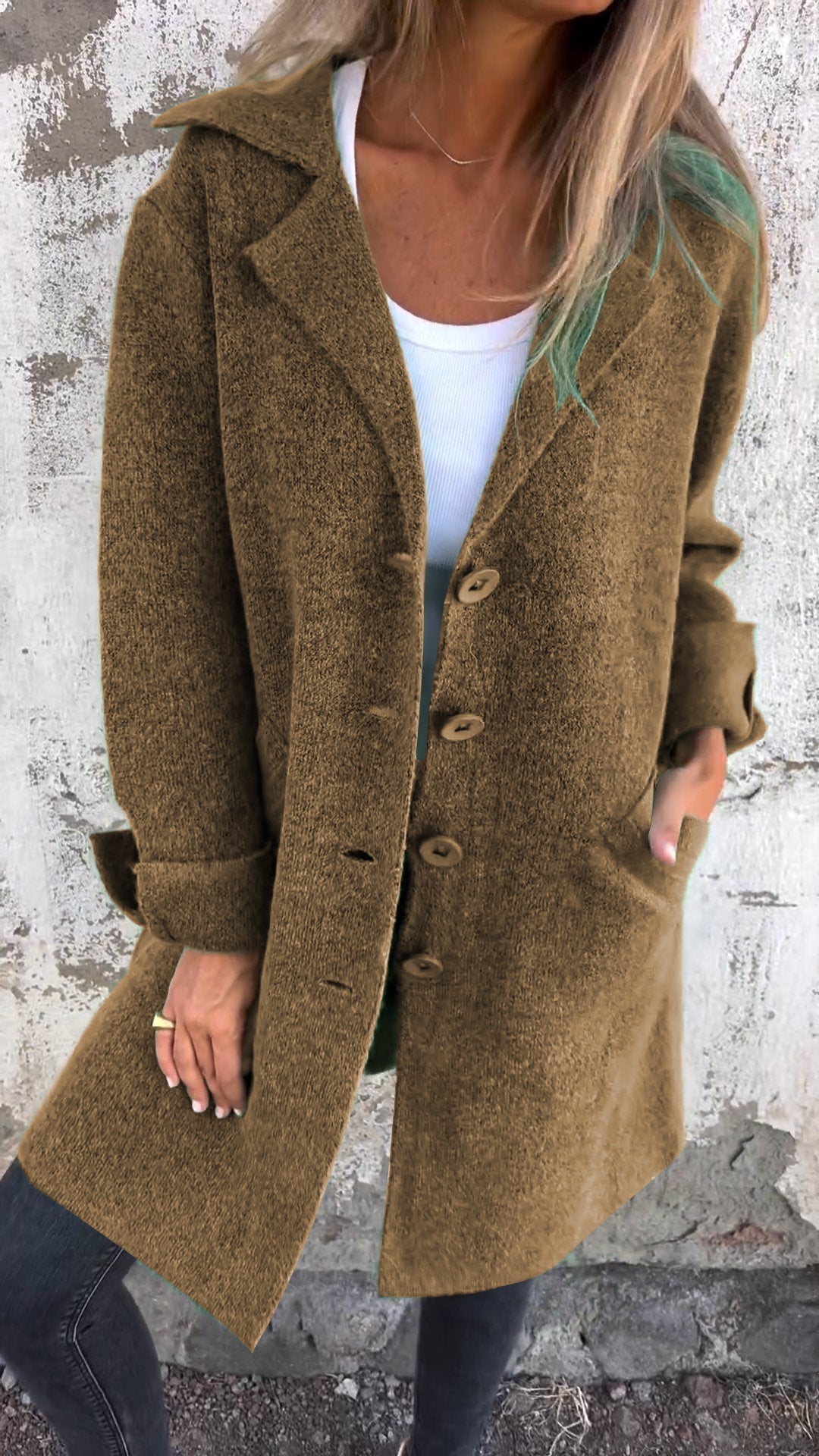Sienna | Effortless Long Lapel Coat