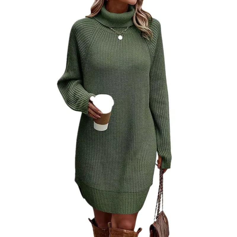 Melly - Women's Knitted Sweater Dress