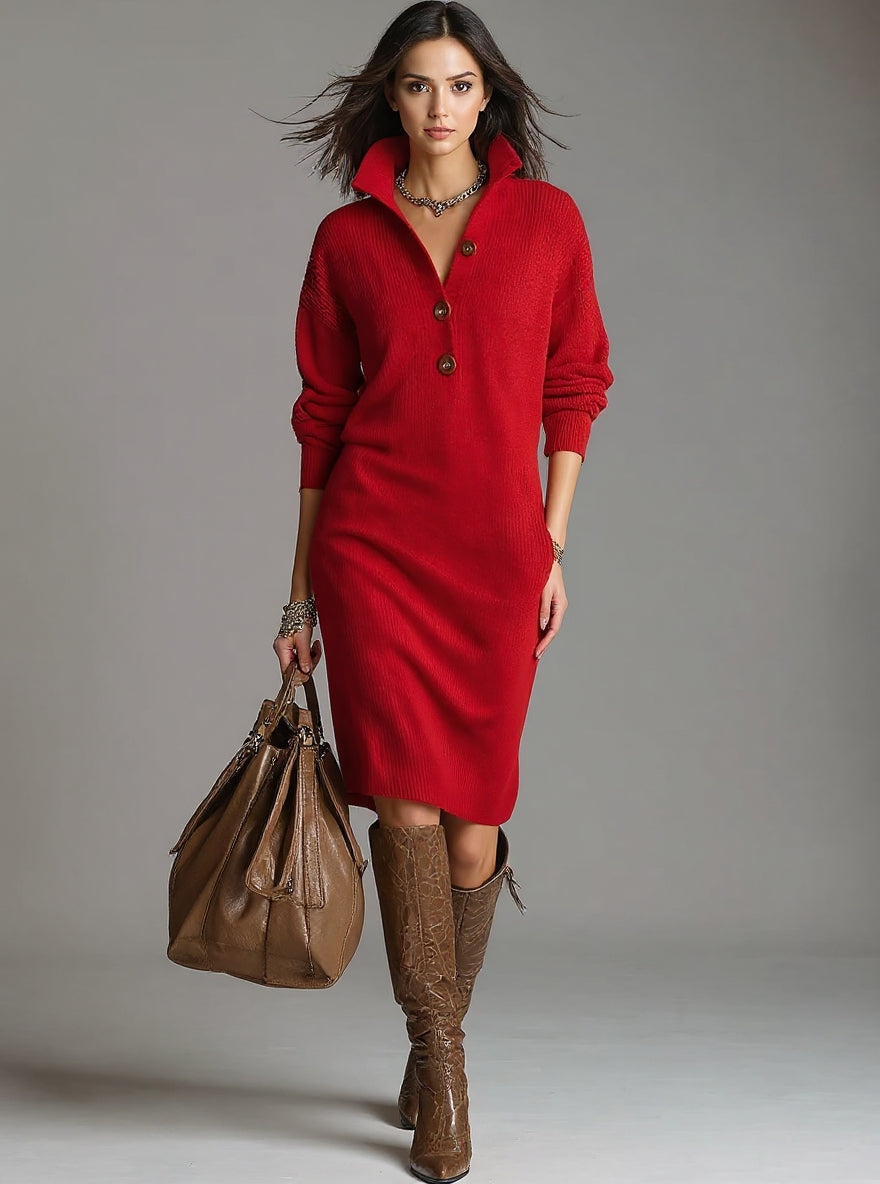Judi | Elegant Sweater Dress