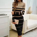 Daisy- Long Sleeve Knit Dress