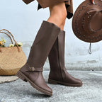 Sandy – Fashionable Wide-Calf Boots