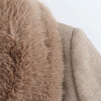 Estelle- Warm Fur Collar Coat