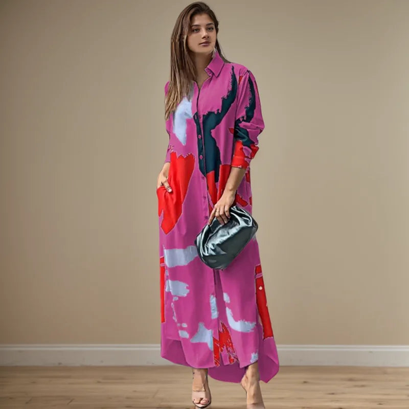 Marie- Elegant Temperament Printed dress