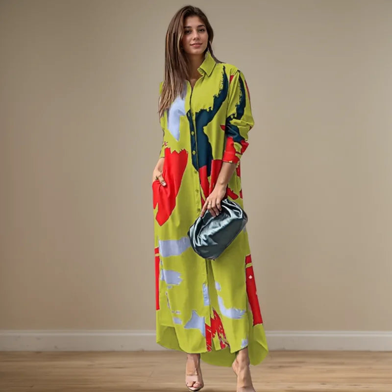 Marie- Elegant Temperament Printed dress