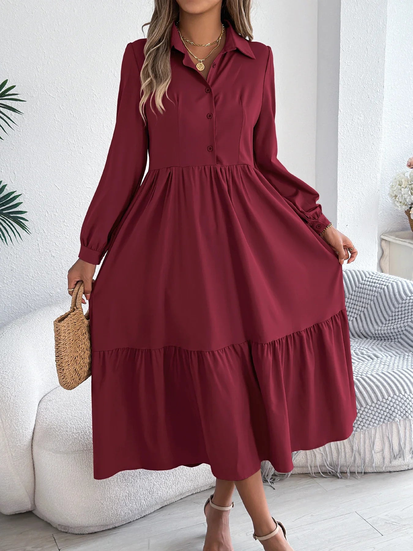 Britt- Casual Long Sleeved dress