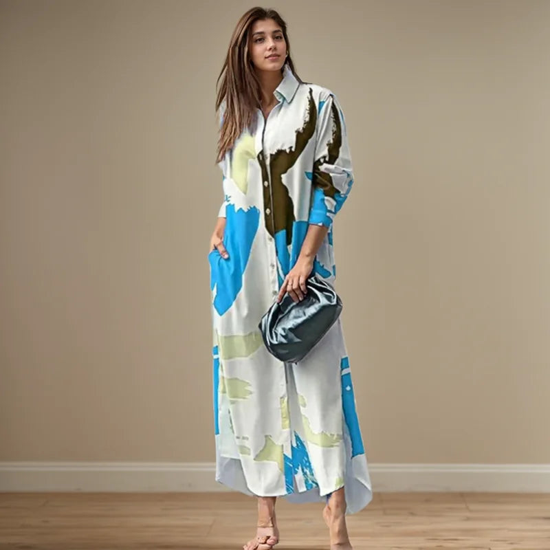 Marie- Elegant Temperament Printed dress