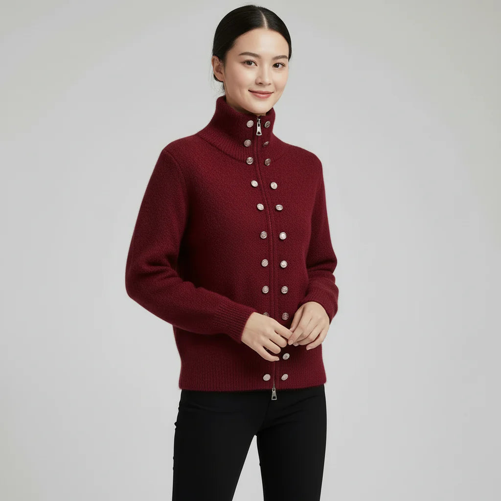 Angela- Luxury Fluffy Knitted Cardigan