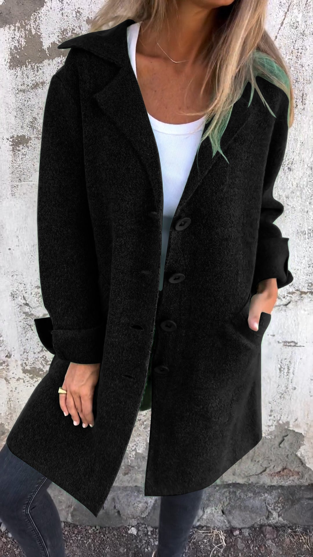 Sienna | Effortless Long Lapel Coat