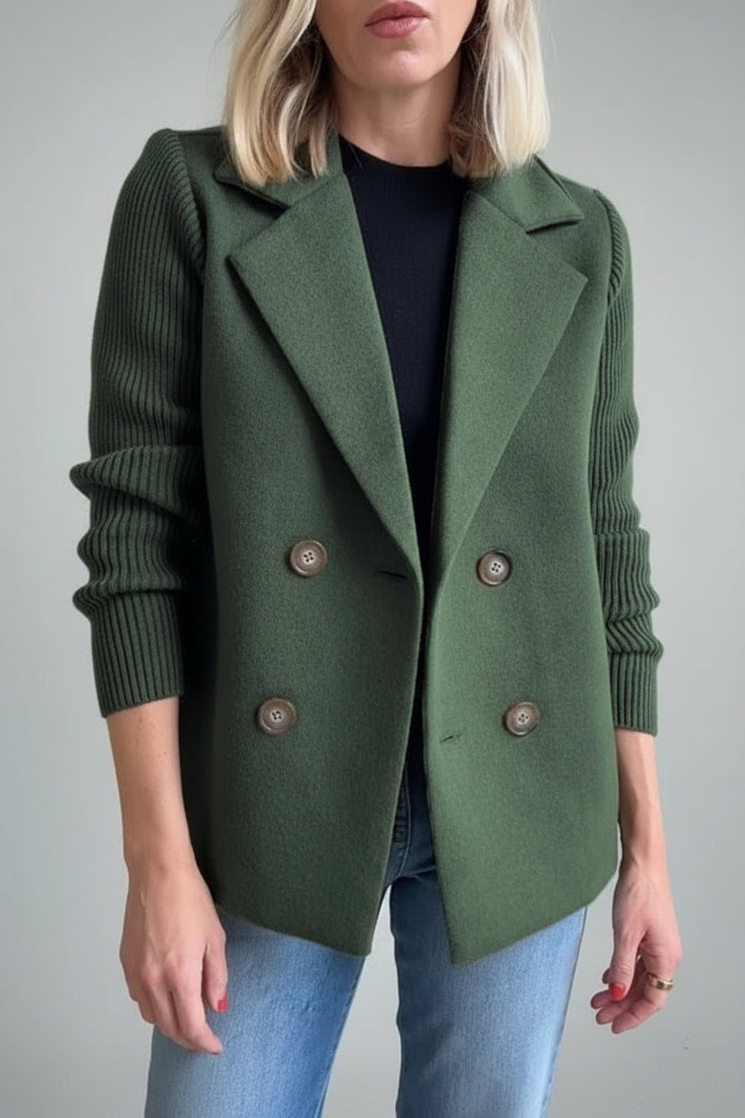 NINA | KNITTED SLEEVED BLAZER