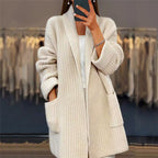Kiandra - Knitted Cardigan With Pockets