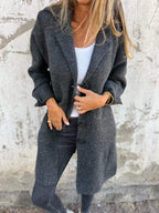 Sienna | Effortless Long Lapel Coat