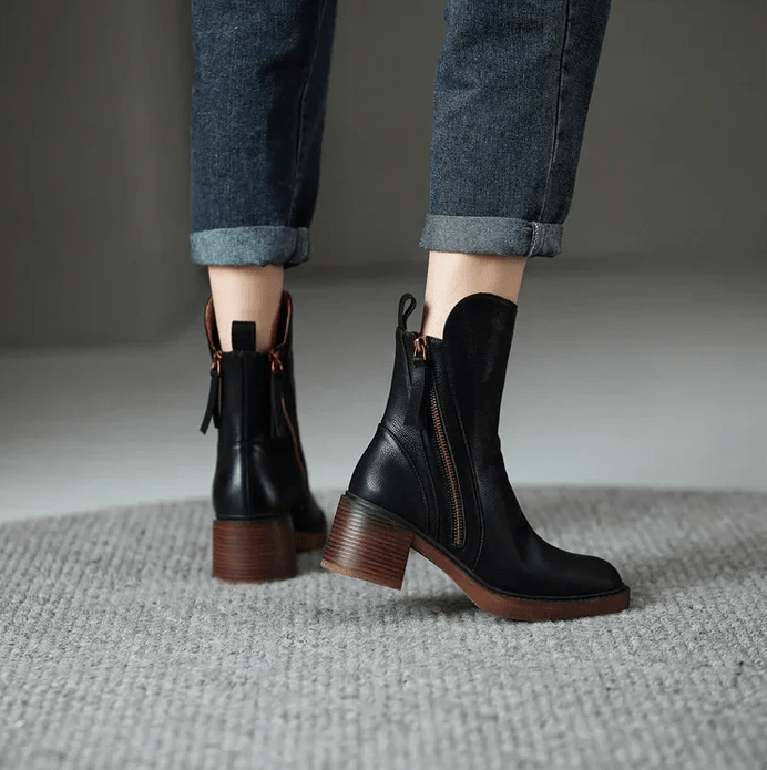 Grazia™ - Leather booties