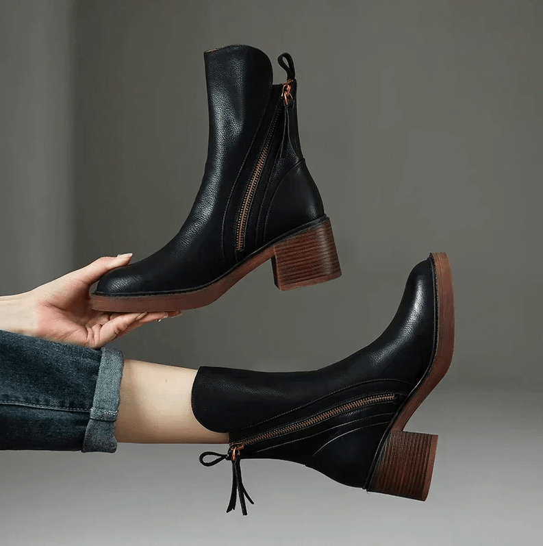 Grazia™ - Leather booties