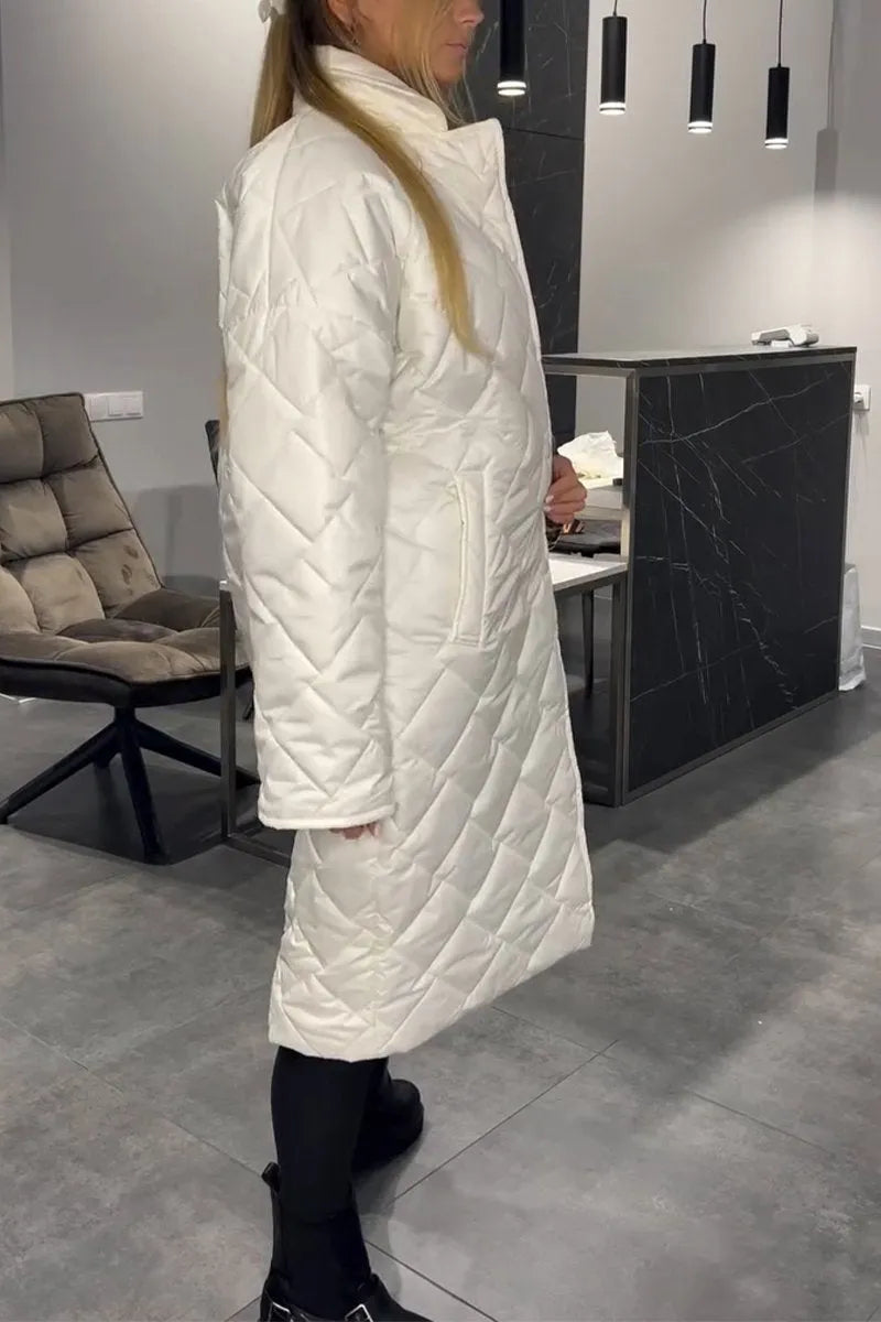 Kendall – Quilted Mid-Length Coat