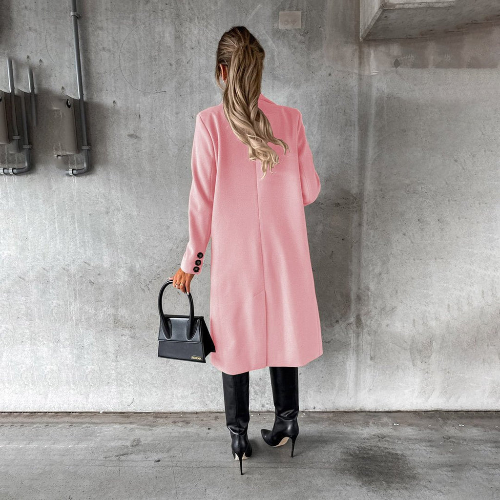 Tailored Double-Breasted Coat