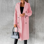 Tailored Double-Breasted Coat